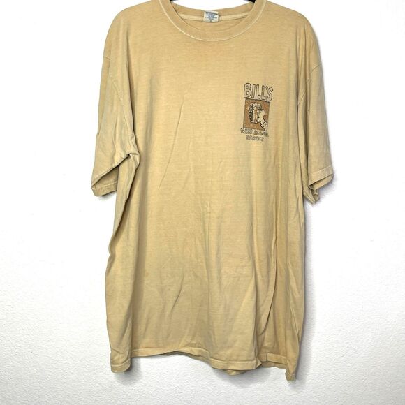 Vintage Beer Dyed Bill’s Beer Removal Service Funny Graphic Tee 90s Brewery XL - Picture 2 of 12